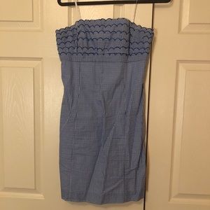 Lilly Pulitzer Blue Gingham “Franco” Dress Size 4